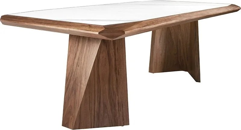 Masa dining design LUX Walnut 220x110cm