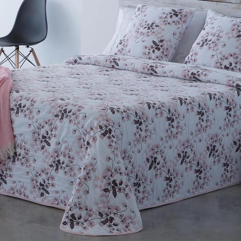 Cuvertură de pat CARLOTA, roz pat simplu
