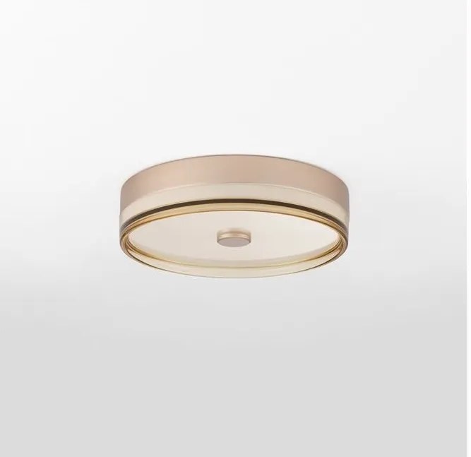 Plafoniera LED HELIOS auriu champagne D-40cm