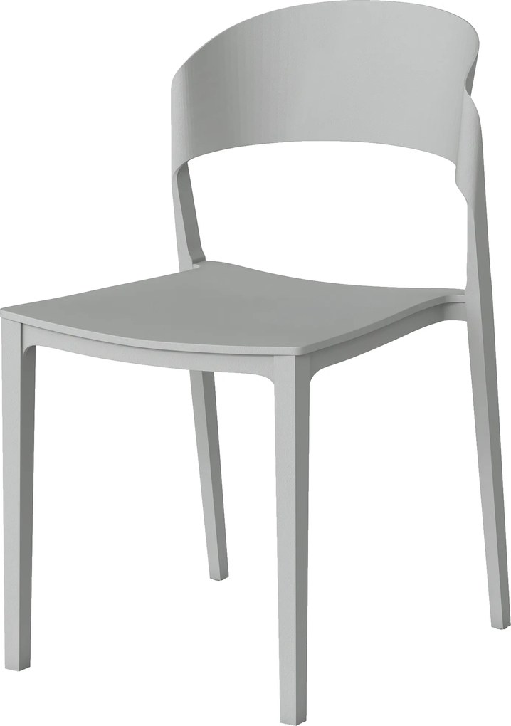 Outsunny Set 4 Scaune Grădină Outsunny, Stivuibile, Structură pp Potrivite pentru Toate Sezoanele | Aosom Romania