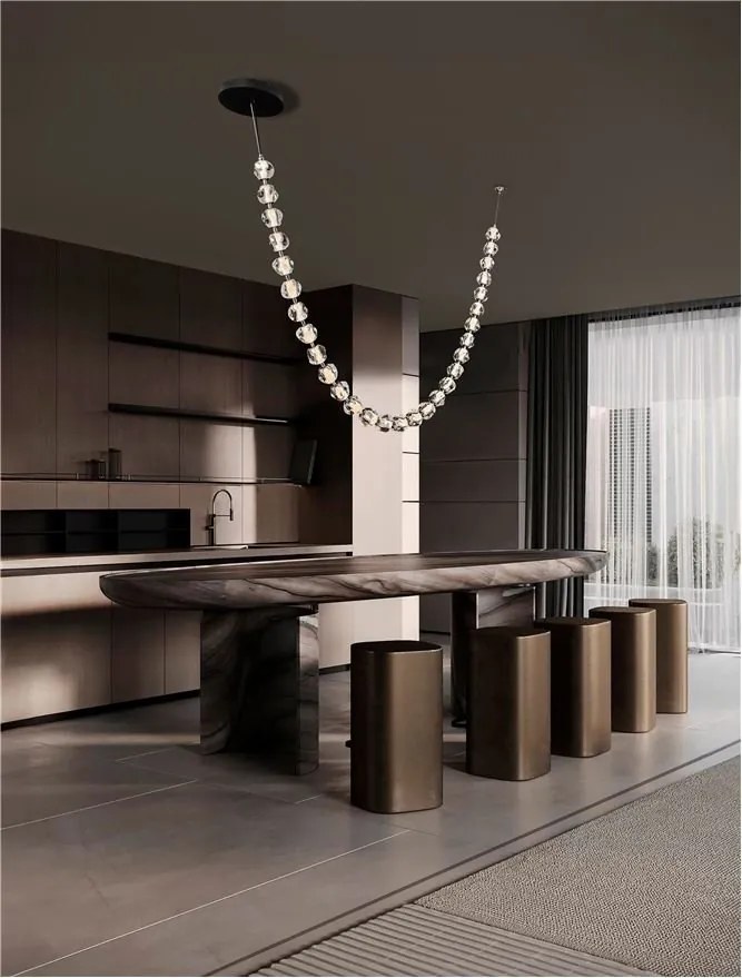 Lustra LED suspendata, deosebita design lux YFOS