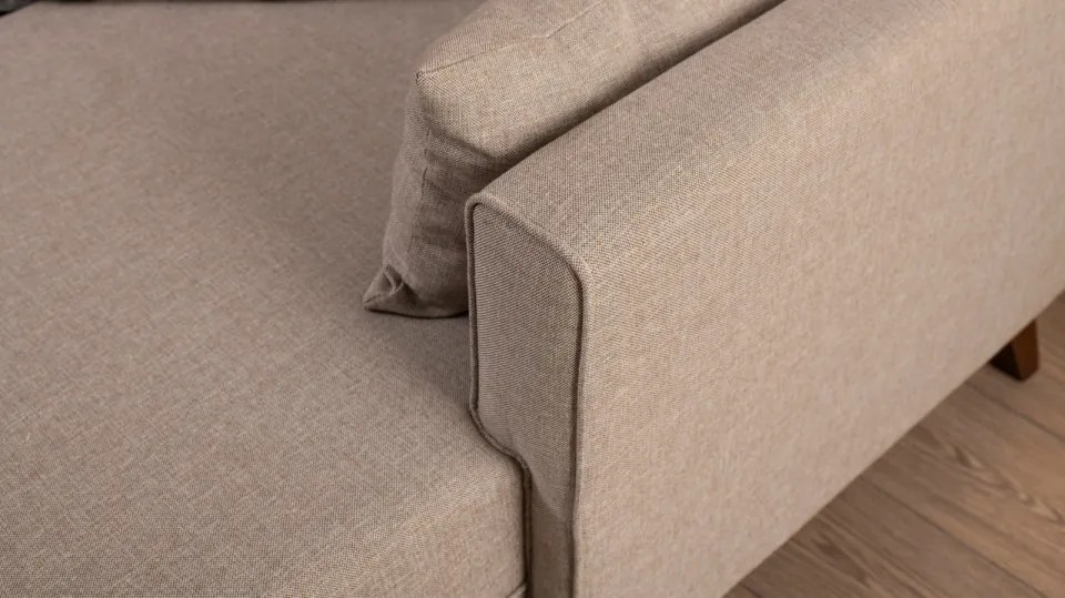 Coltar Extensibil Bella Corner Sofa Right 2, Crem