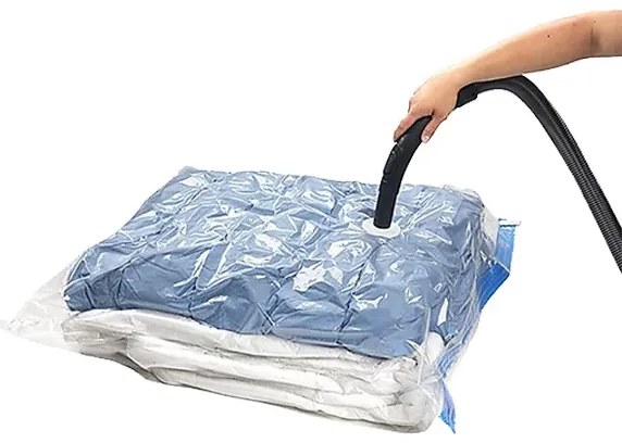 Zaparkorun Sac cu vacuum pentru păstrarea  hainelor de sezon - 60x80 cm