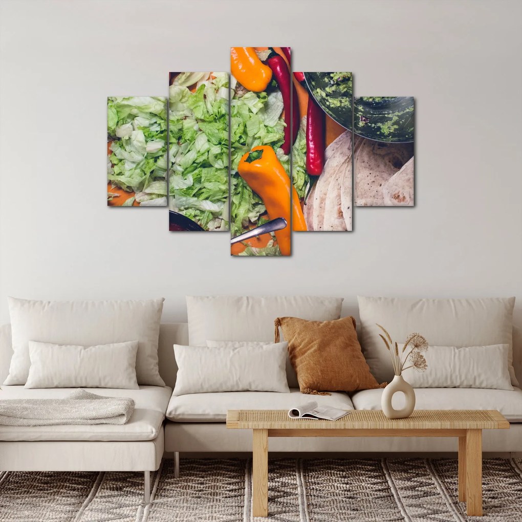 Tablou cu legume (150x105 cm)