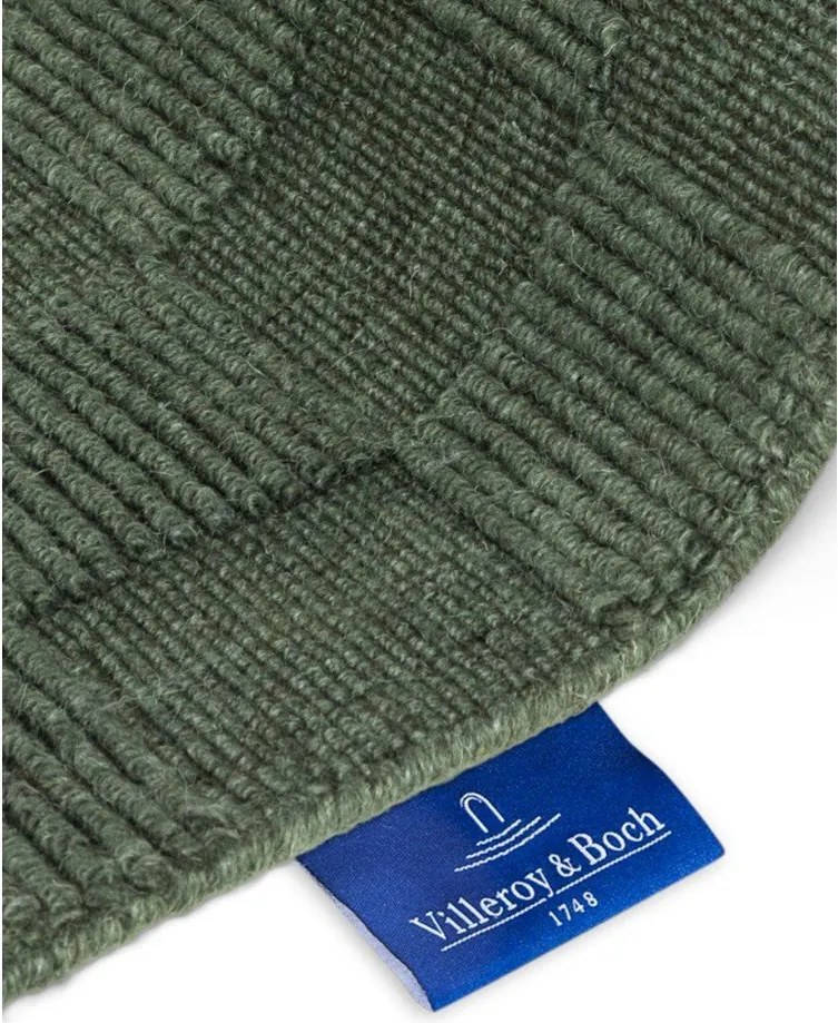 Covor tip traversă verde închis țesut manual din lână 80x200 cm Scala – Villeroy&amp;Boch