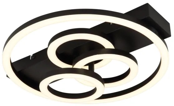 Globo 48040-40 - Plafonieră LED dimabilă DARRYL I 40W/230V, dim. 35 x 33 cm + telecomandă