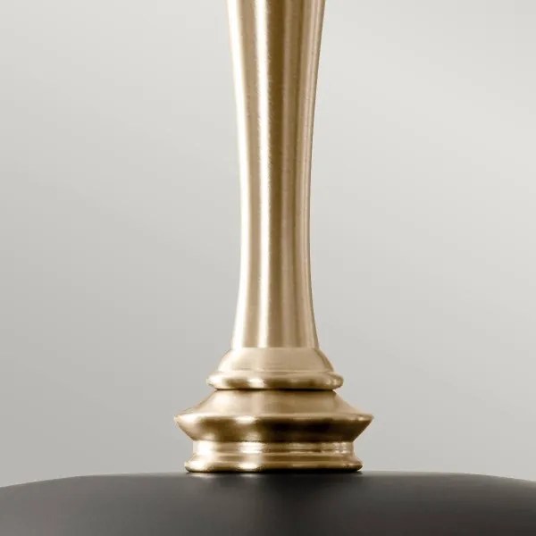 Lustră pe lanț Kichler KL-DELAROSA-P-BK DELAROSA 1xE27/60W/230V negru/alamă