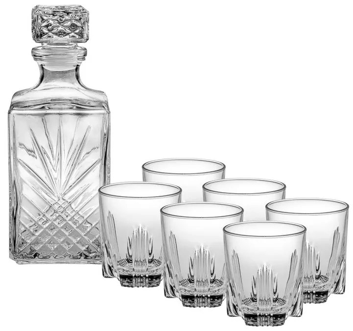 Set de carafă și pahare pentru Whisky BORM