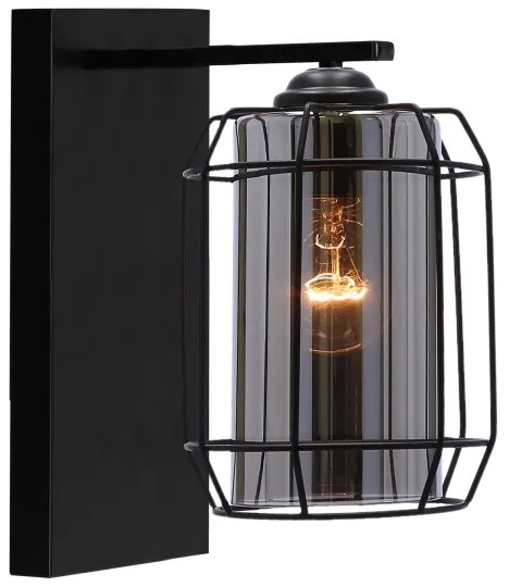 Lampă de perete JONERA 1xE27/40W/230V negru