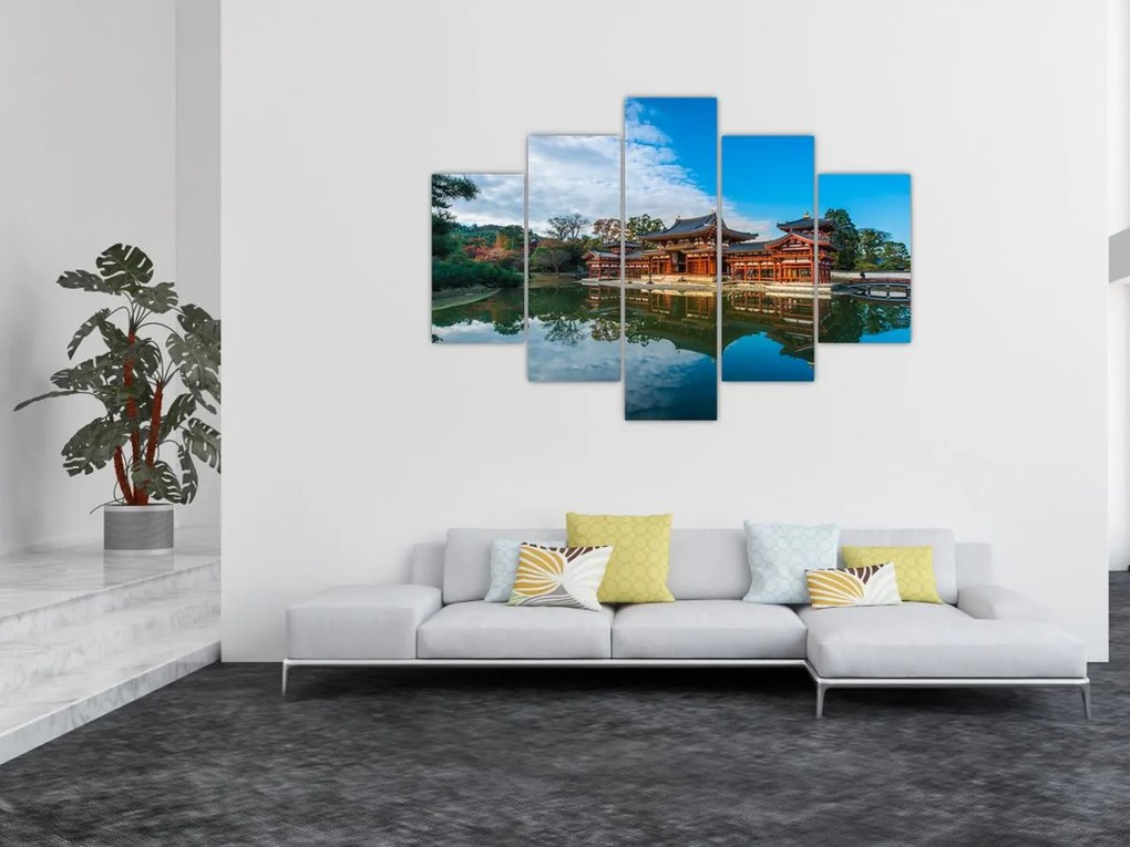 Tablou - Templul Byodo-in, Japonia (150x105 cm)