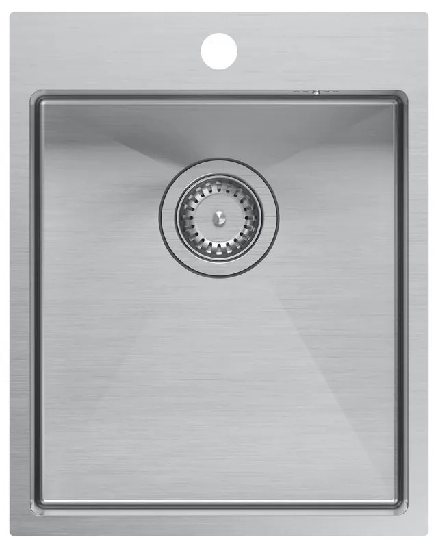 Chiuveta inox incastrata Quadron Unique Russel 90 crom periat 40x50 cm