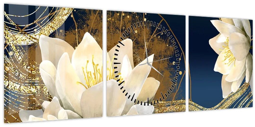 Tablou - Colaj (cu ceas) (90x30 cm)