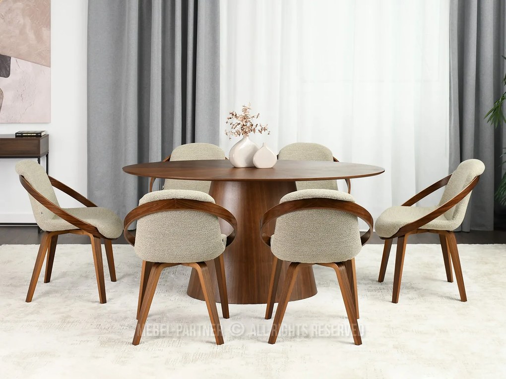 Scaun Lila K (bej + nuc). Promo -14%. 1111102