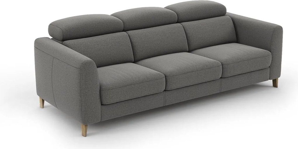 Canapea lemn masiv Boston, 232 × 81 × 102 cm