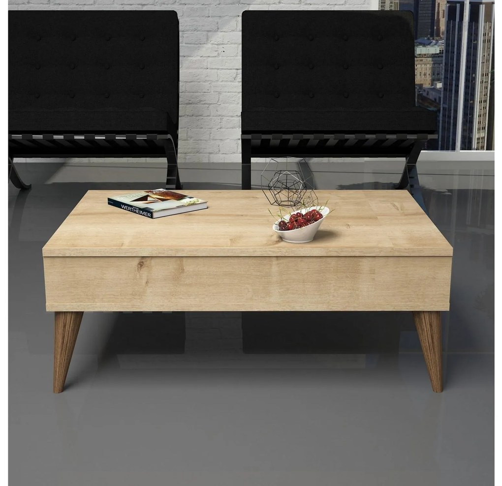 Set mobilier living Berta (stejar). 1089272
