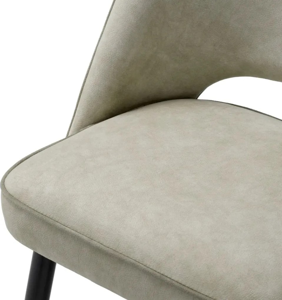 Set de 2 scaune design LUX Cliff, Mayer silver