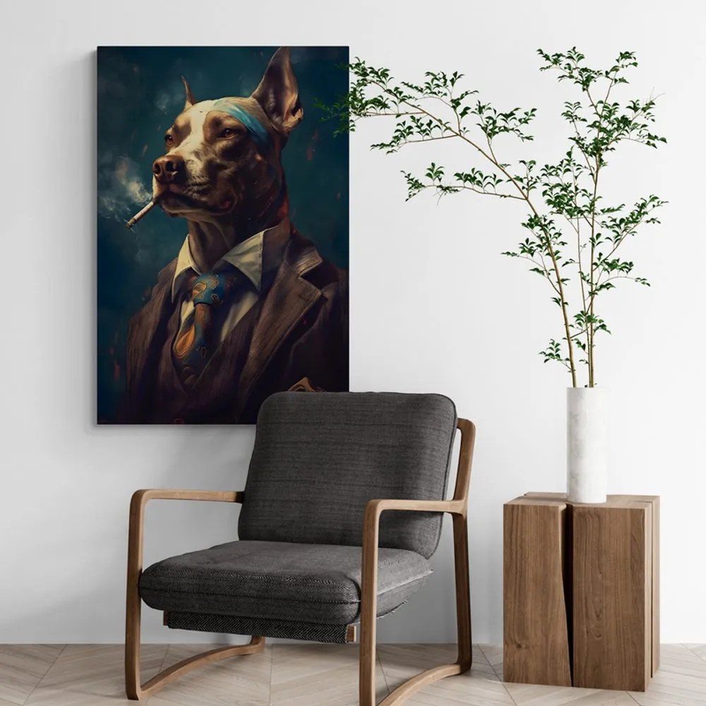 Tablou animal gangster câine