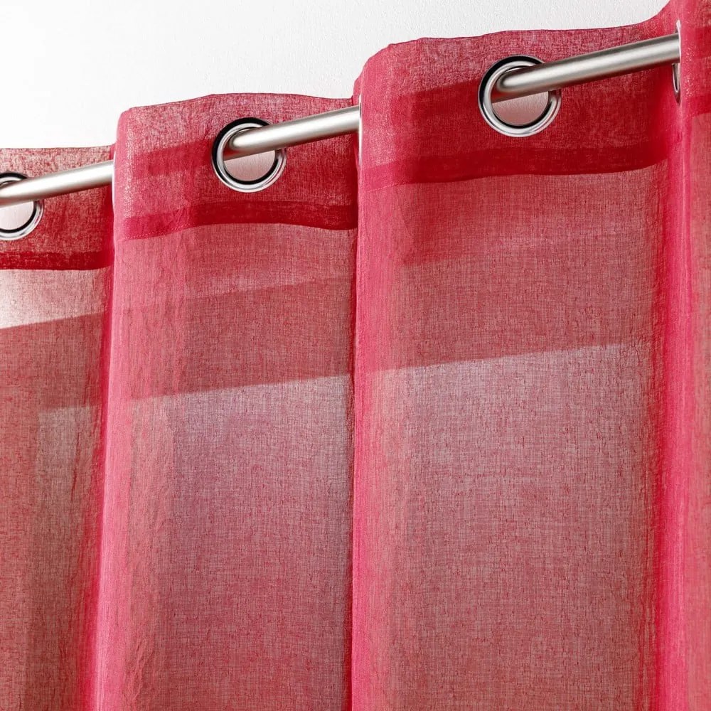 Perdea roșie 140x280 cm Telma – douceur d'intérieur