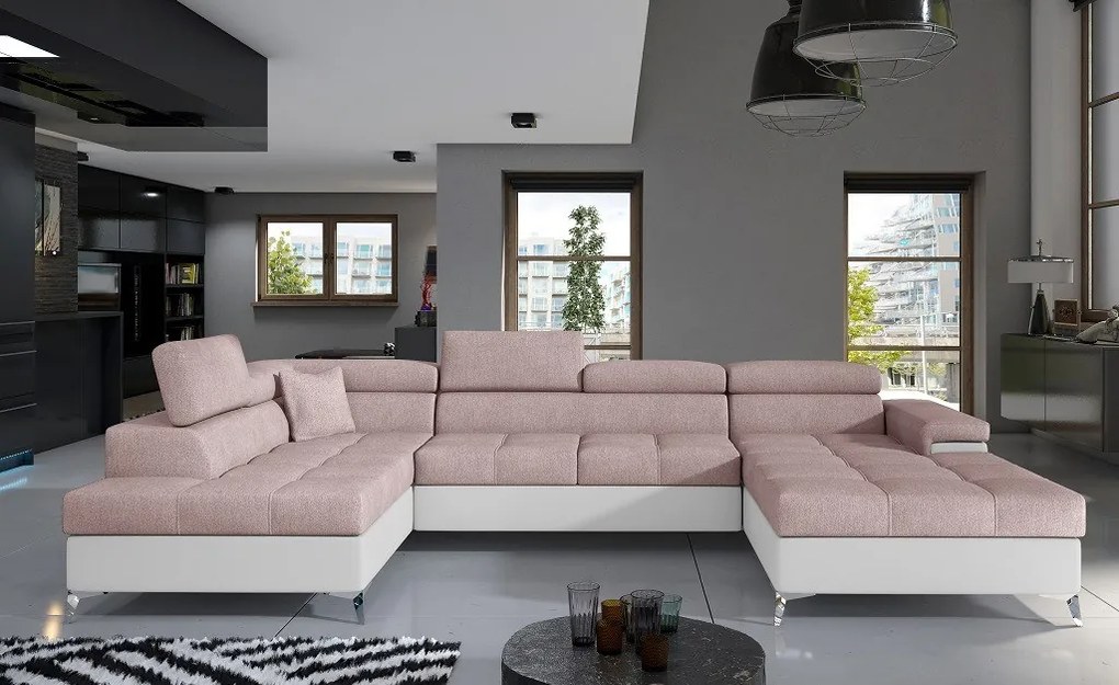 Coltar living extensibil Eduardo – L345 x l202 x h90 cm