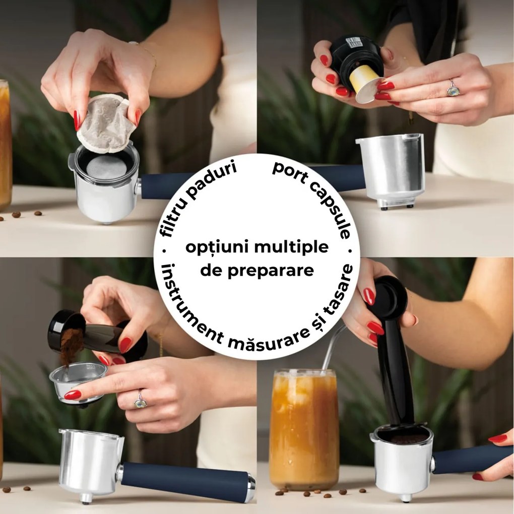 Espressor 3 in 1 Deep Sea Nordic Berlinger Haus BH/9858