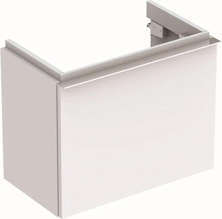Dulap baza Geberit iCon 52cm cu un sertar, alb mat