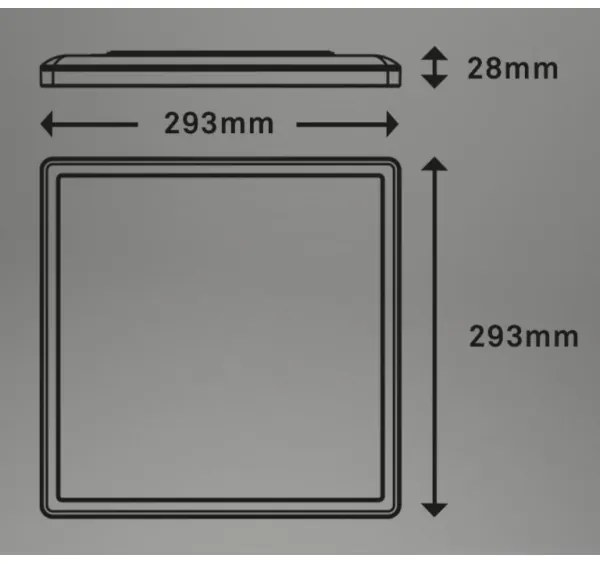 Plafonieră LED dimabilă Briloner 7082-015 SLIM LED/18W/230V 2700-6500K + telecomandă