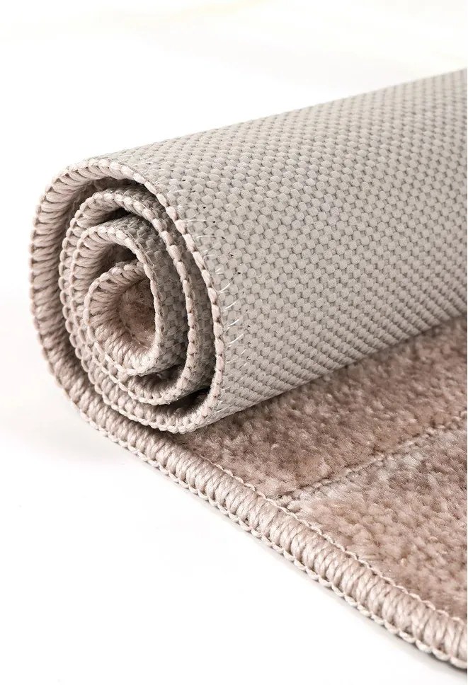 Covorașe de baie maro 2 buc. 50x80 cm Yeni Cizgli – Foutastic