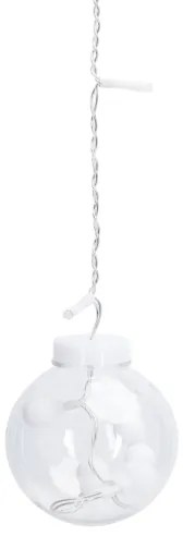 Aigostar - Ghirlandă LED de Crăciun pentru exterior, 120 LED / 6W / 230V, 8 funcții, 3 x 0,6 m, IP44, alb rece, telecomandă inclusă