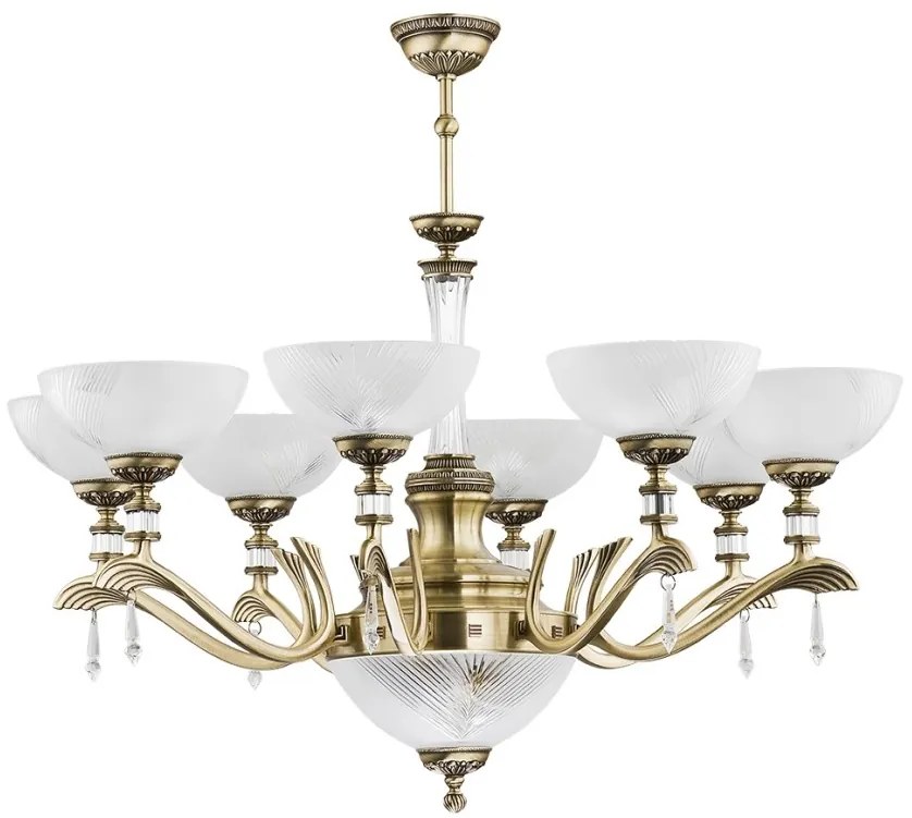 Candelabru 8 brate design clasic realizat manual Farini