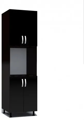 Soldat 60 cu 4 usi cu spatiu cuptor Zebra negru