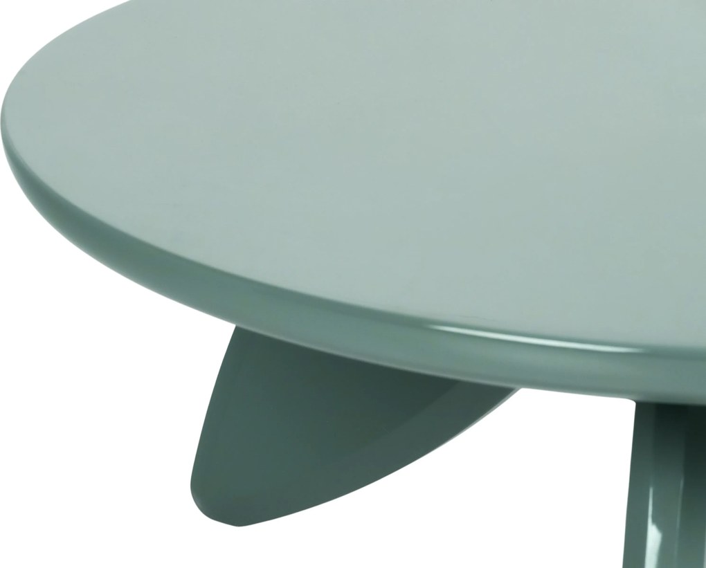 Măsuță de cafea rotundă Lumis 80 cm - verde