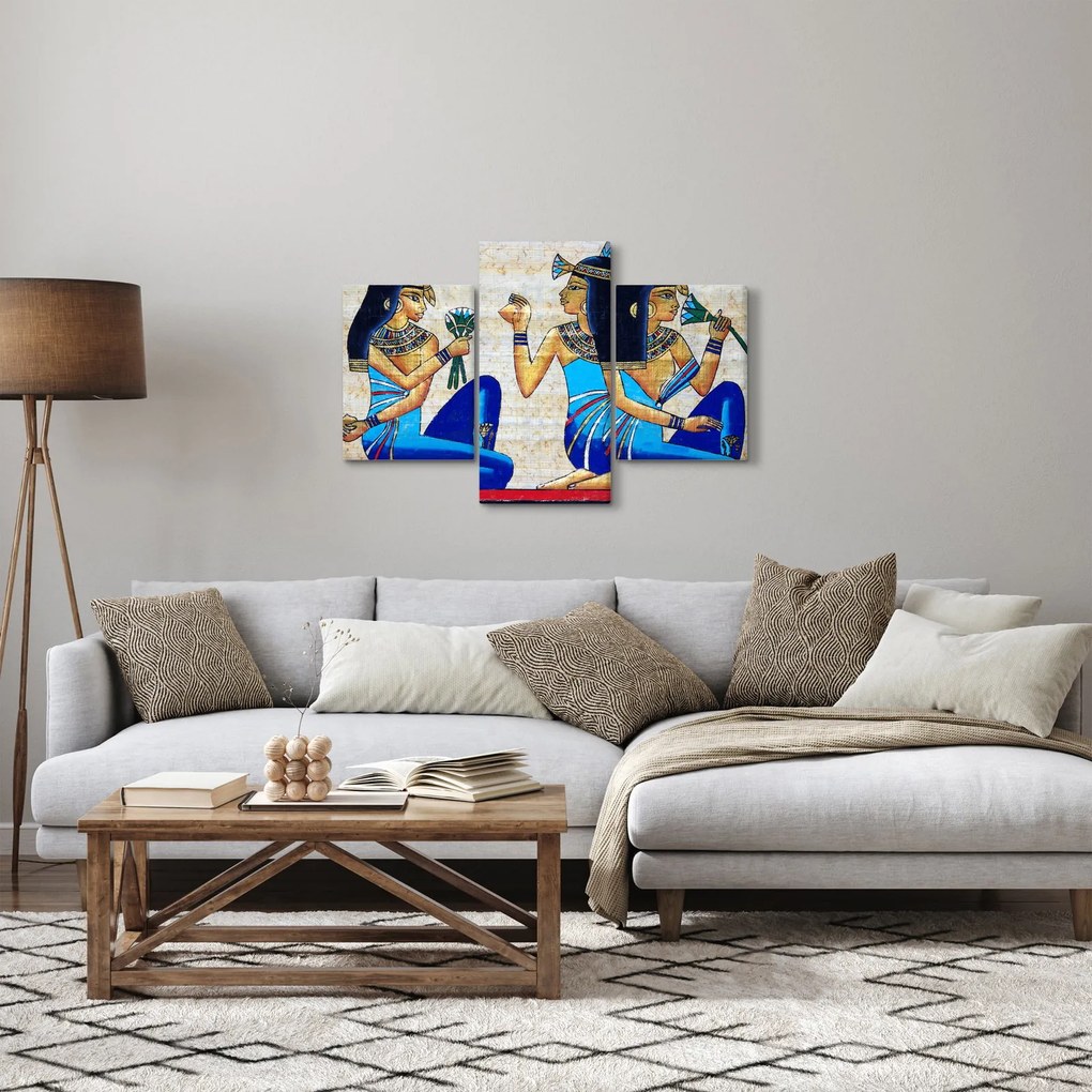 Tablou - Picturi egiptene (90x60 cm)