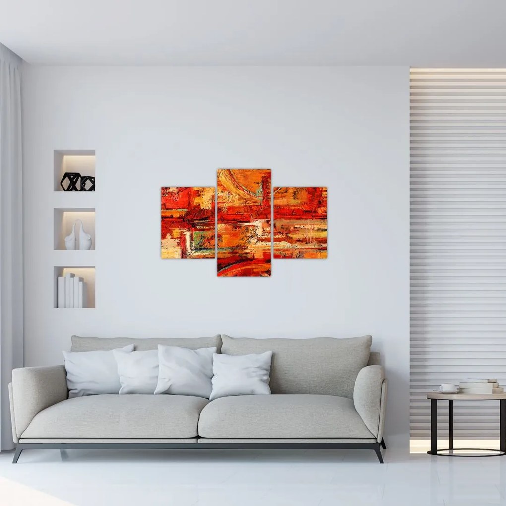 Tablou cu pictură pe pereți (90x60 cm)