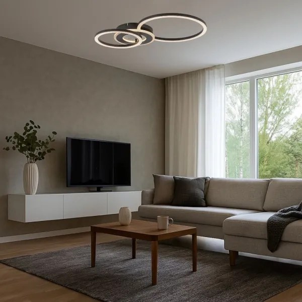 Rabalux 71485 - Plafonieră LED reglabilă LUREO, 24W/230V, 3000–6500K, 46 x 33 cm + telecomandă