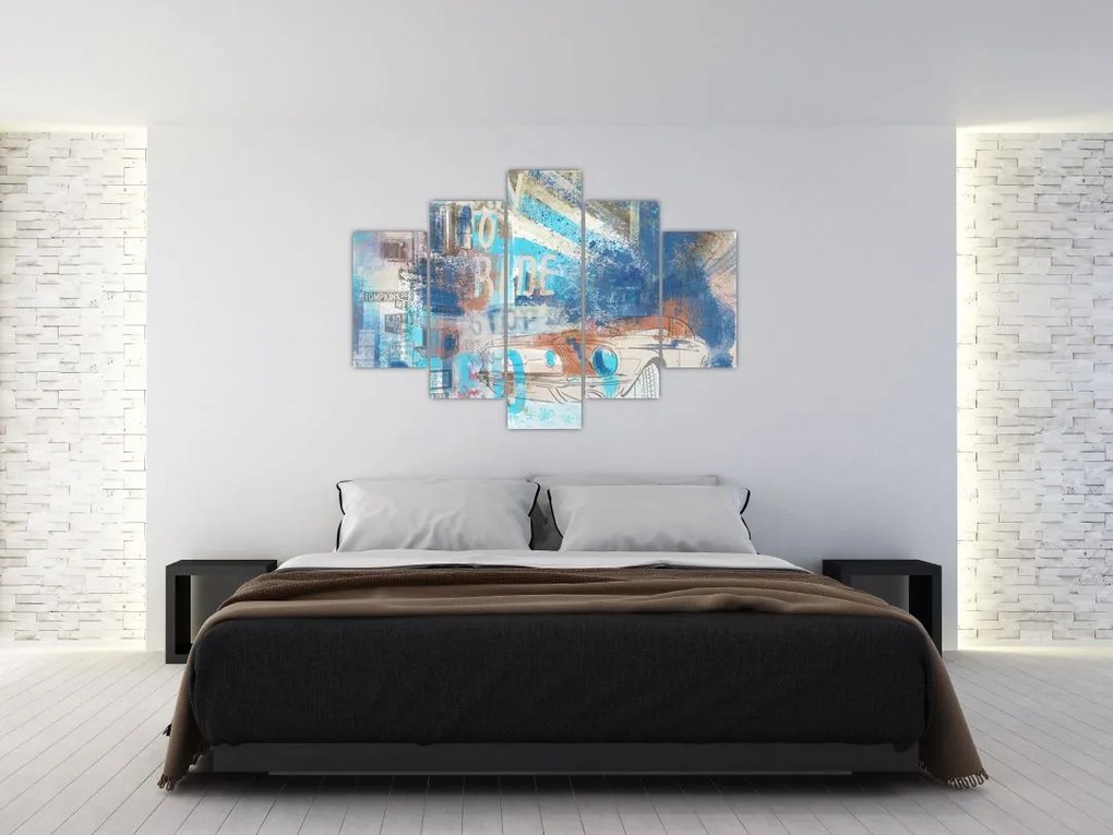 Tablou - Născut să călătorească (150x105 cm)