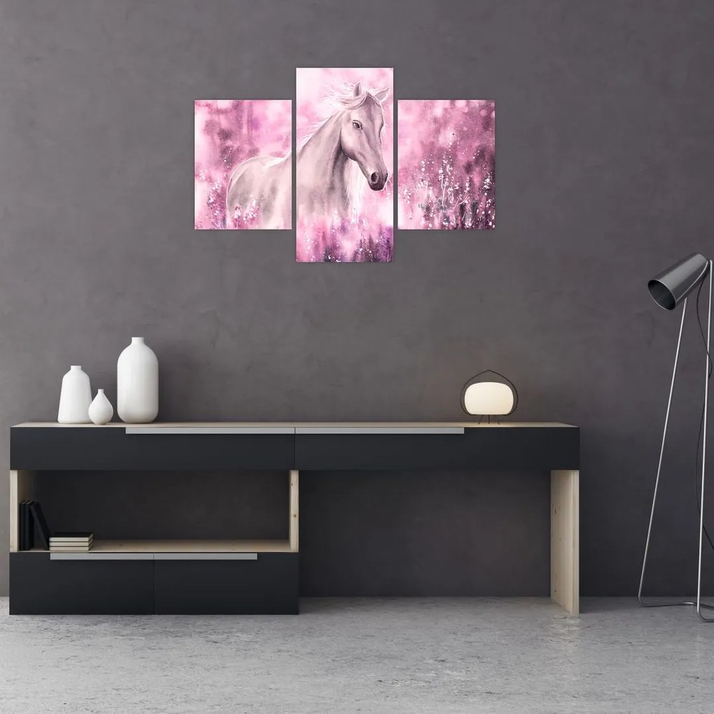 Tablou - Cal pictat (90x60 cm)
