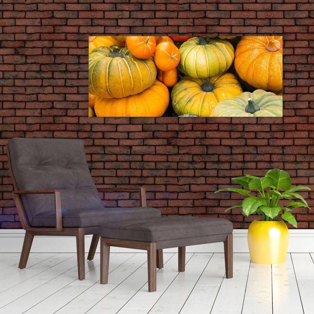 Tablou - Dovleac de toamnă (120x50 cm)