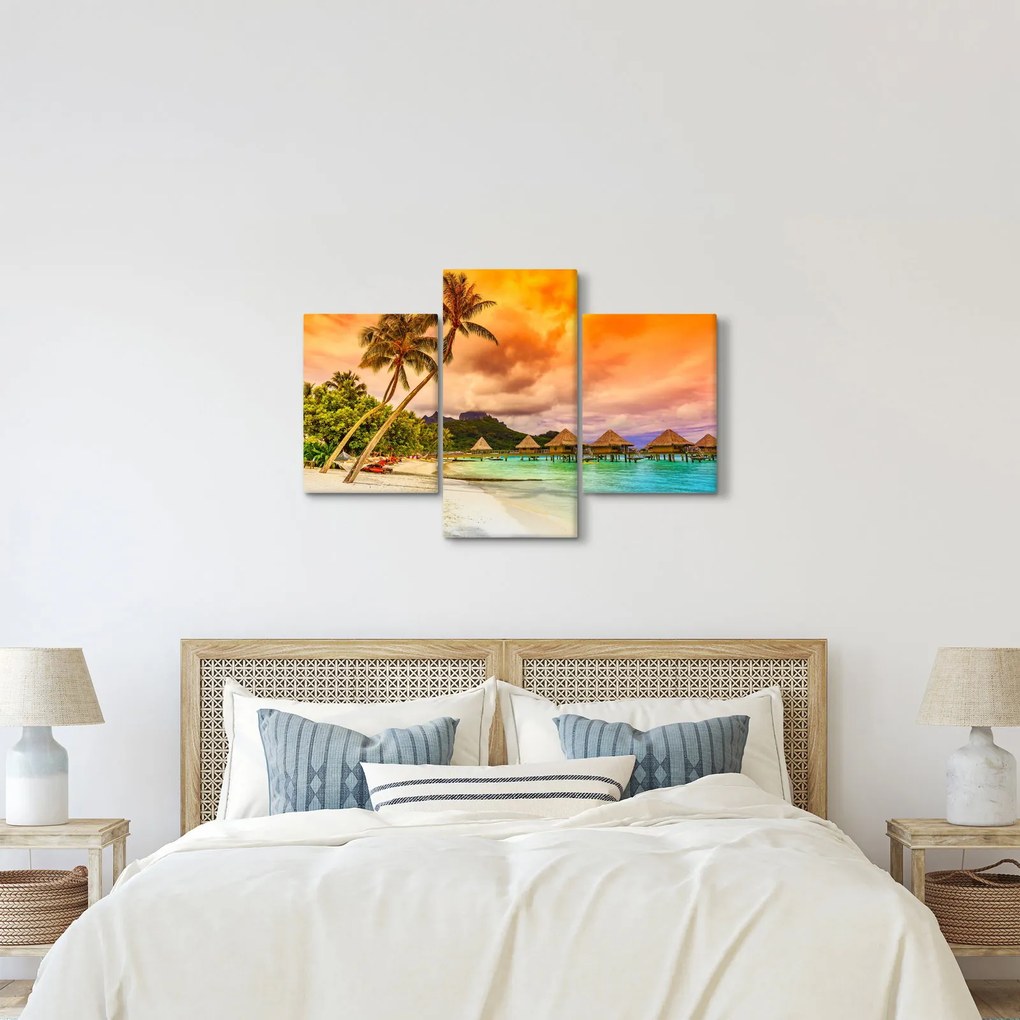 Tablou - Insula Bora Bora (90x60 cm)