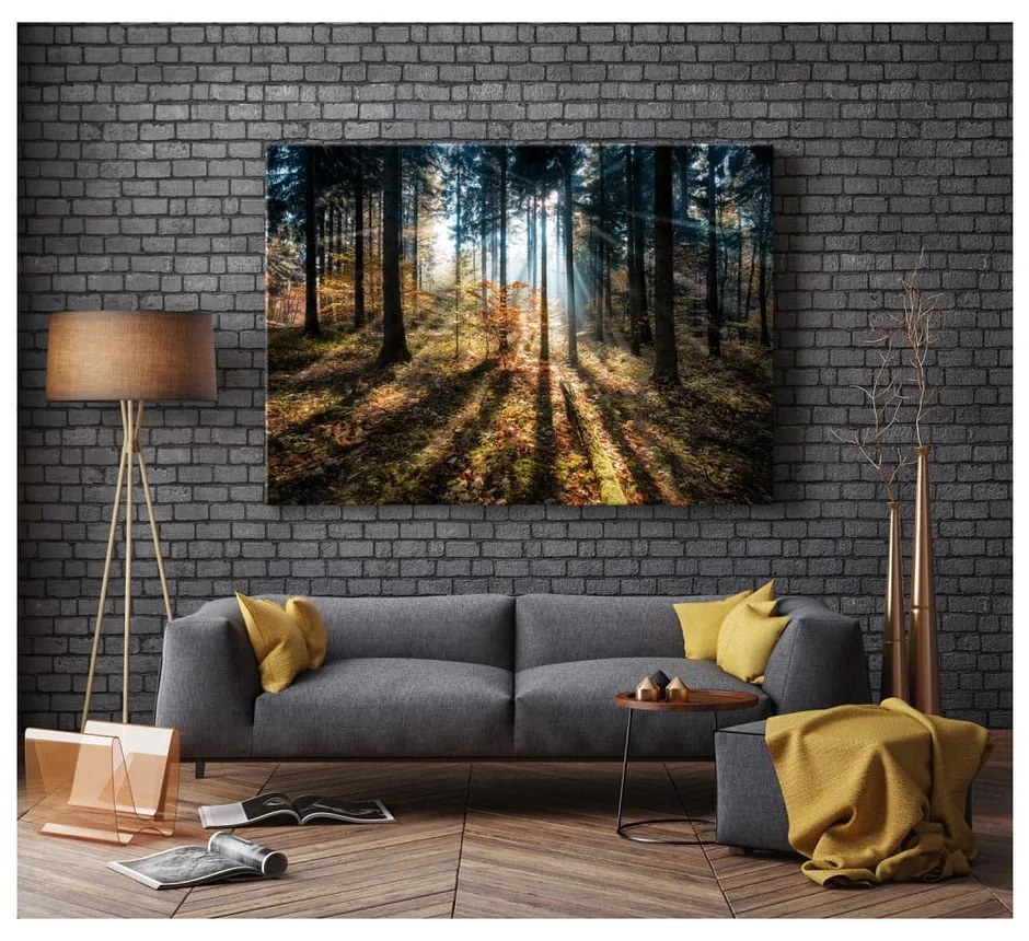 Tablou Styler Glasspik Autumn Sunset, 70 x 100 cm