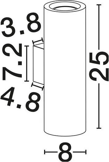 Aplica de perete din travertin natur Olvio