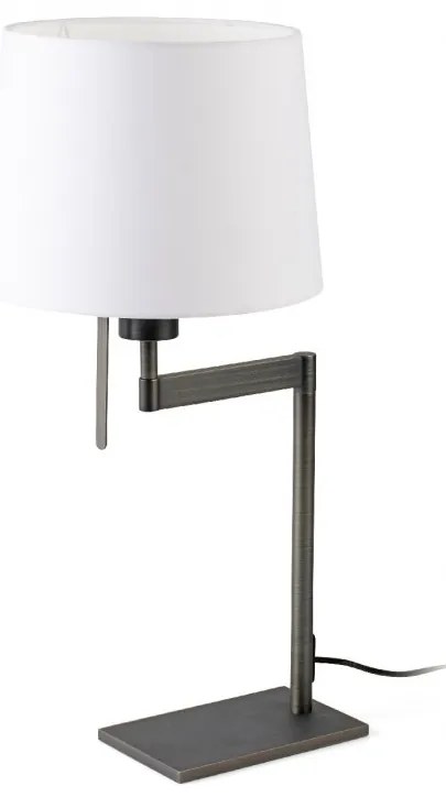 Veioza / Lampa de masa design elegant ARTIS bronz/alb