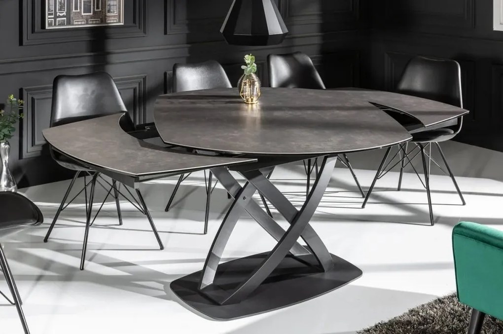 Masa extensibila, Ceramica Antracit, INCEPTUN 130-190cm A-6541398 VC