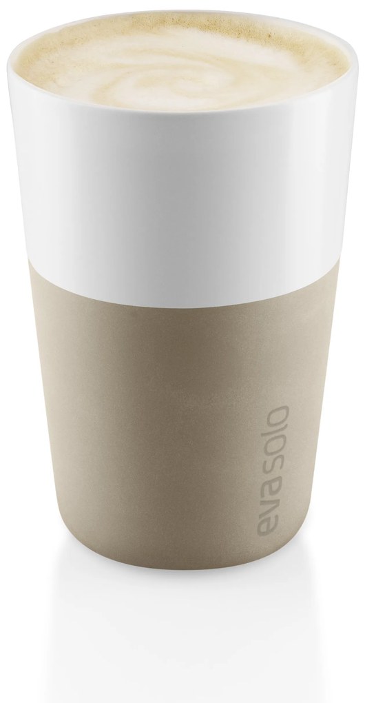 Cană Caffe latte 360 ml, set 2 buc, bej perlat - Eva Solo