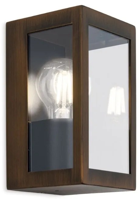 Aplica de exterior stil contemporan IP44 LUMINA rustic/negru