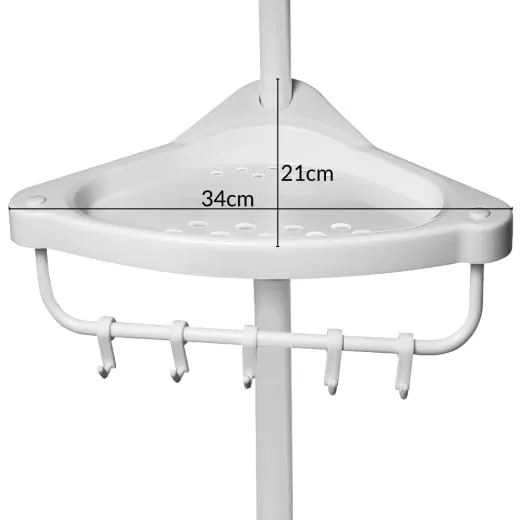 Deuba Raft telescopic de dus 155-230 cm