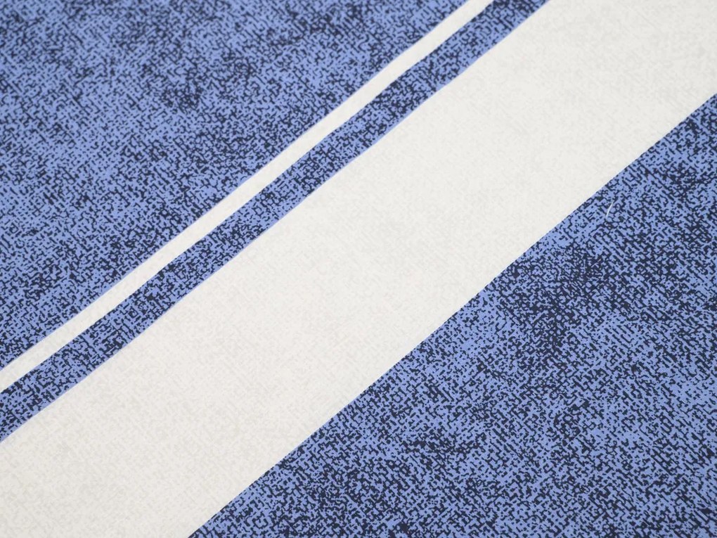 Lenjerie de pat din bumbac Renforce BLUE LINE albastru Dimensiunile lenjeriei: 70 x 90 cm | 140 x 200 cm