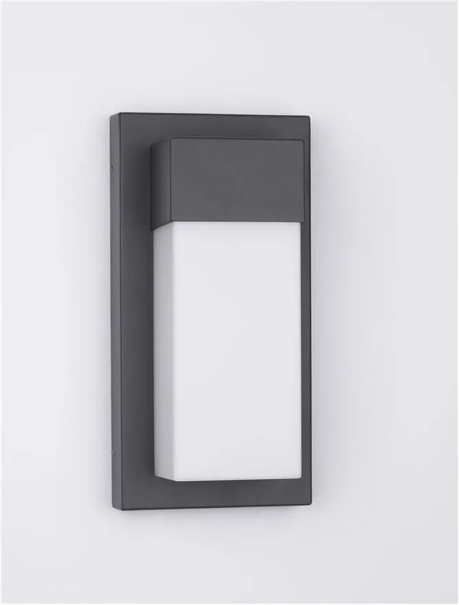 Aplica LED pentru exterior design modern IP65 Leto negru