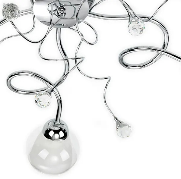 Lustră aplicată ONLI WENDY 5xE14/6W/230V crom lucios