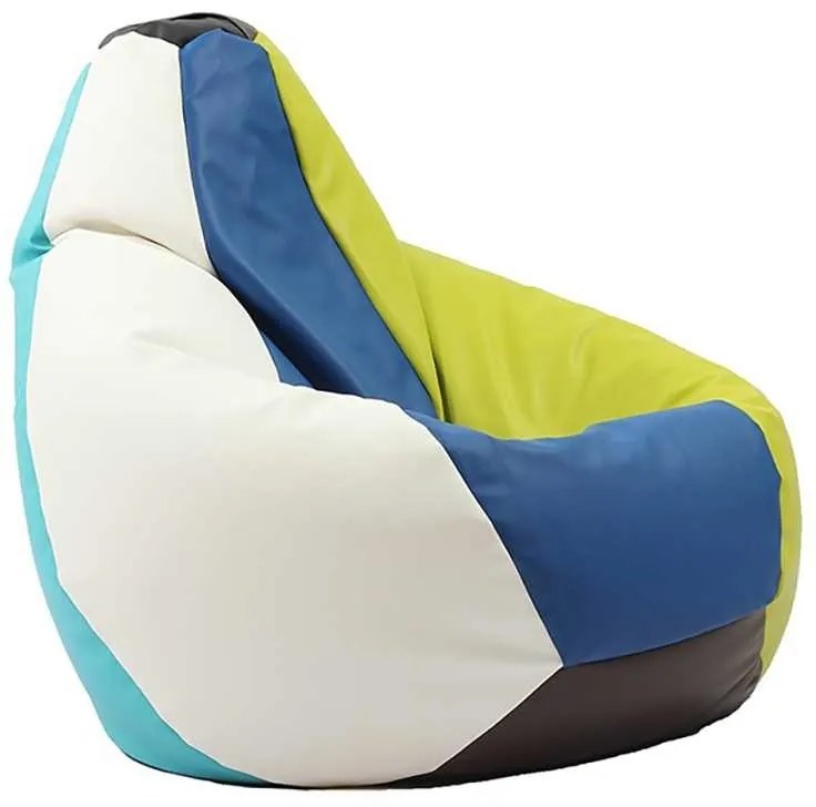 Fotoliu puf copii, Nirvana Light Pufrelax, Material Piele ecologica - Mozaic