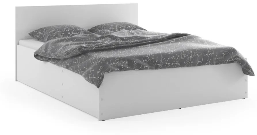 Expedo Pat SANTOS + somieră + saltea GRATIS, 140x200, alb